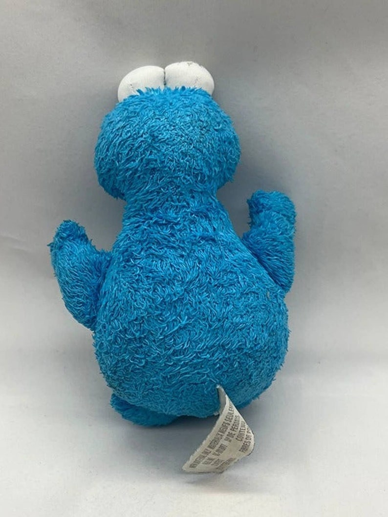 Cookie Monster Doll 10" Vintage Hasbro Sesame Street Plush image 2