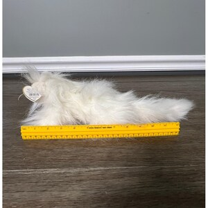 Vtg 2001 TY Attic Treasures Genevieve White Cat Plush Stuffed Animal Toy image 7