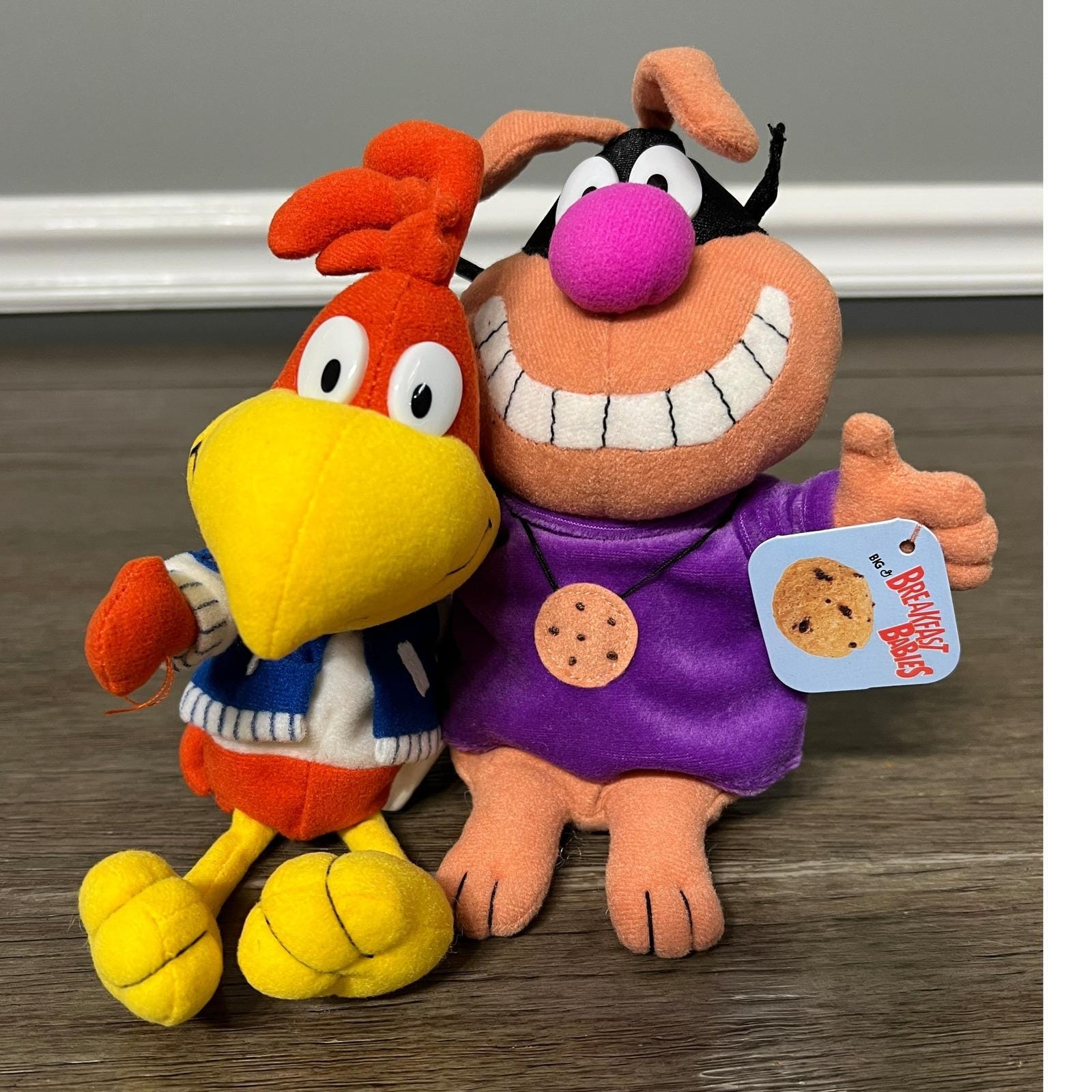 Vintage General Mills 1998 Breakfast Pals Plush Lot of 2 Cereal Buddies ...