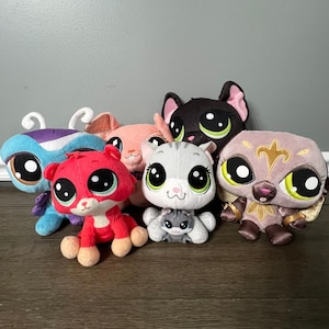 Littlest Pet Shop Mixed Plush Lot of 6