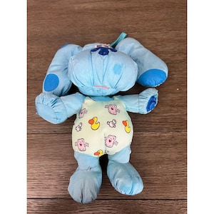 Vintage Tyco Blues Clues Nylon Blue Plush