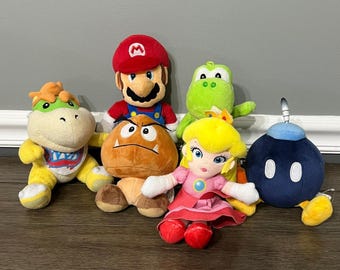 2000年代のヴィンテージゲーム クッパJr.ぬいぐるみ 6～6.5インチ