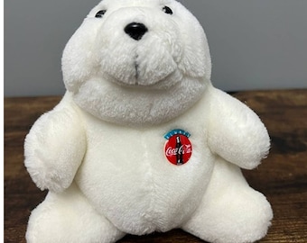 Coca Cola 1993 Vintage Polar Bear Plush - Etsy