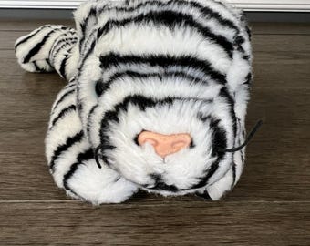 Vintage 2000 Ty Beanie Buddies Blizzard the White Tiger Plush