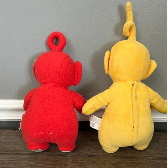 90年代ヴィンテージの赤と黄色のテレタビーズぬいぐるみ - Etsy 日本