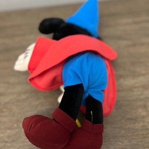 Vintage Walt Disney World Fantasia Sorcerer Mickey Mouse Plush image 3