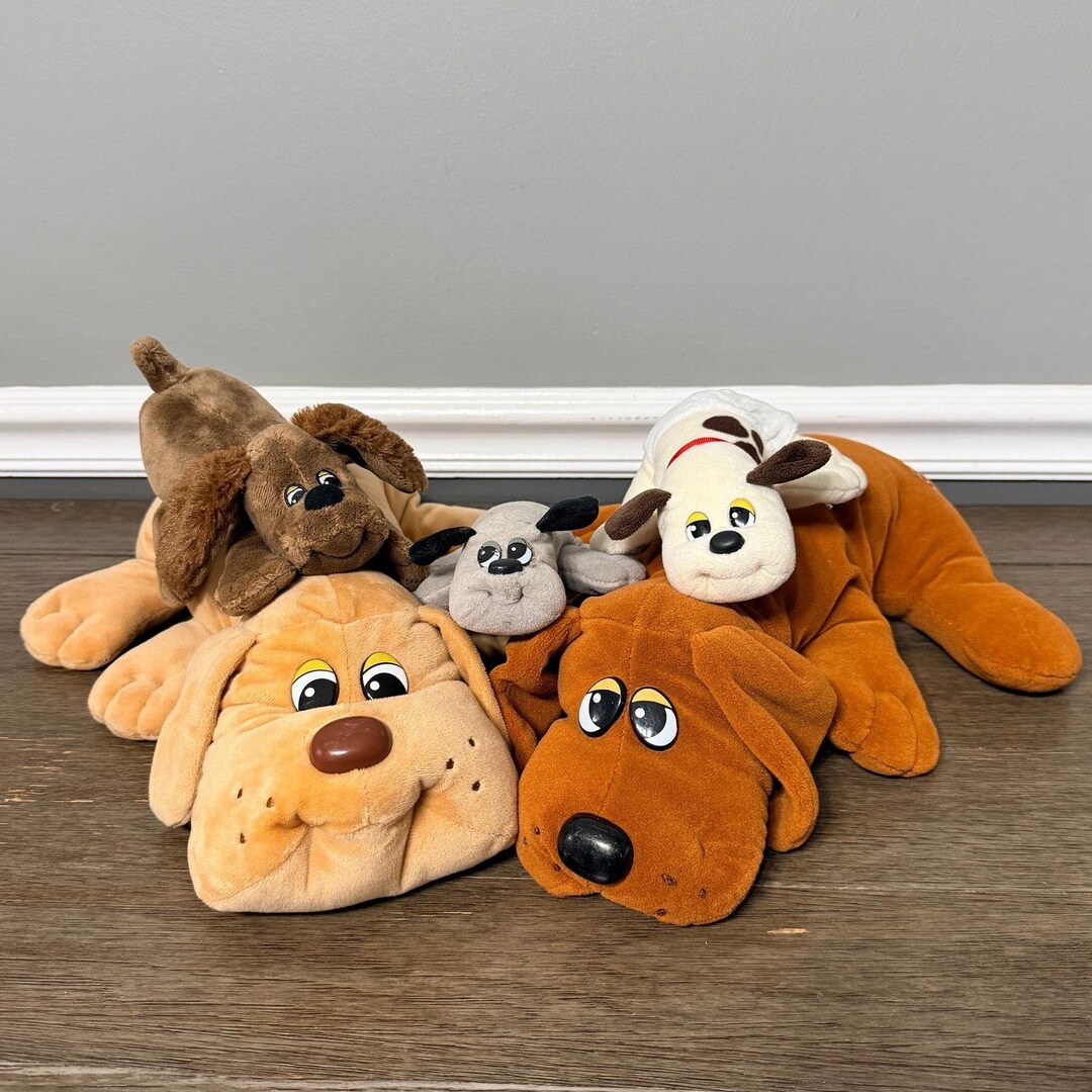 Vintage 1985 Tonka & Moderne Basic Fun Pound Puppies Plüsch Lot 5tlg ...