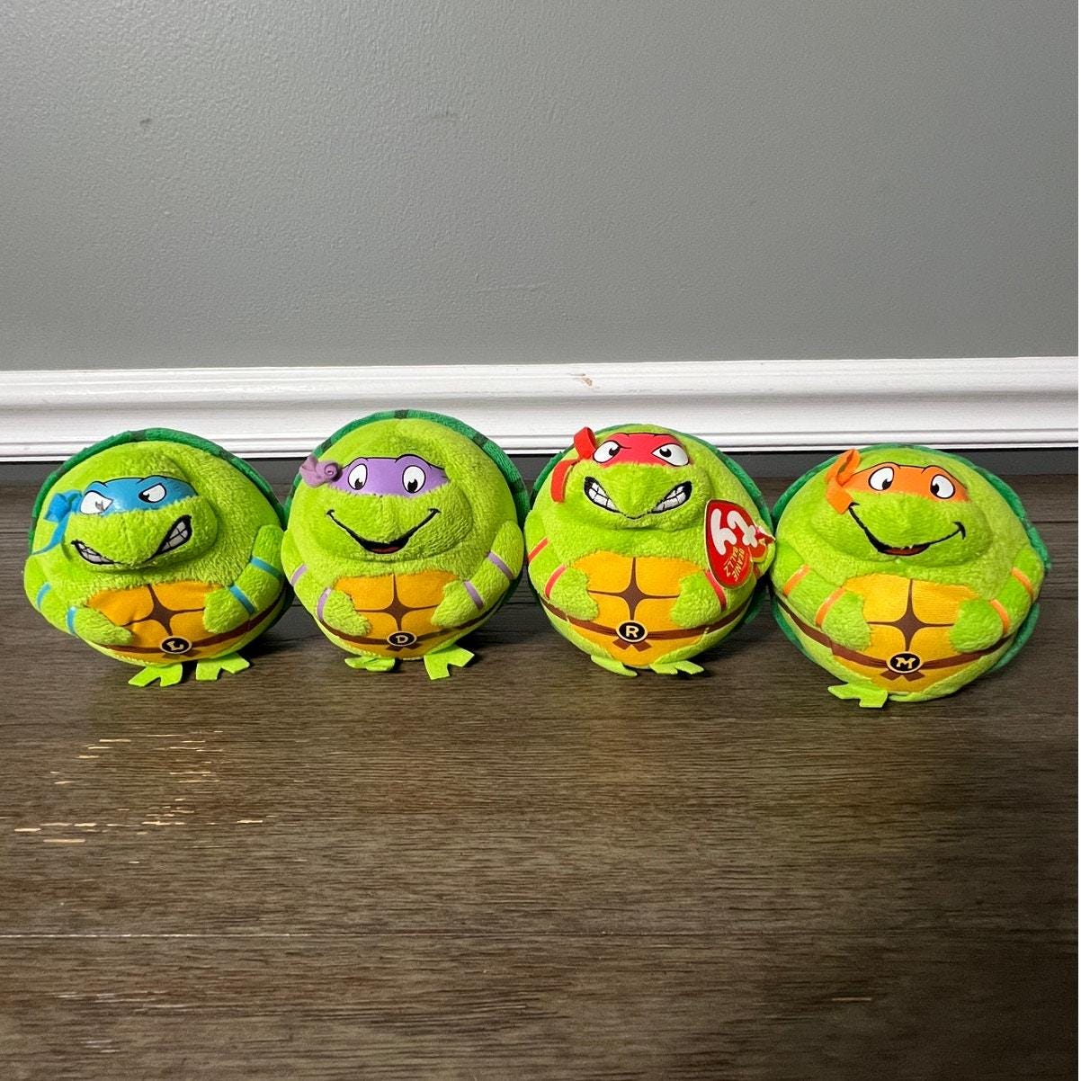 Ty Teenage Mutant Ninja Turtles Beanie Babies Complete Set