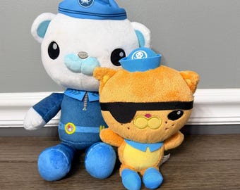Octonauts Captain Barnacles Kwazii Plush Set Fisher Price Above & Beyond
