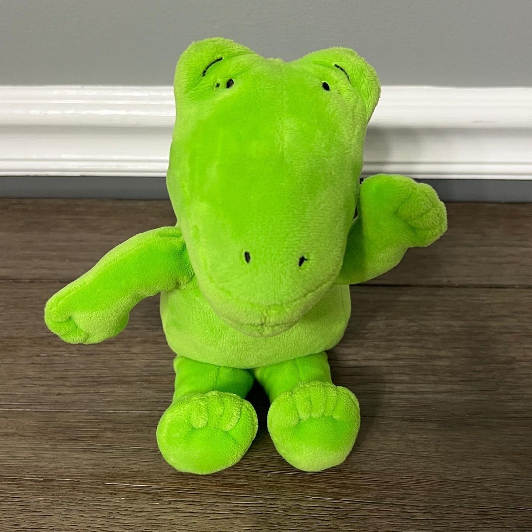 Lyle Rourke Toy Lyle Lyle Crocodile Doll Plush Toy Stuffed Animal Green Vintage 1993 ...