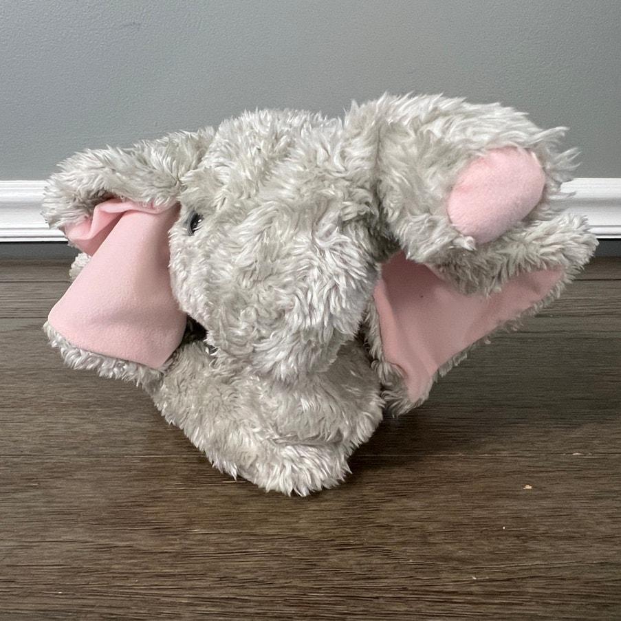 Vintage 2002 Ty Beanie Buddies Teensy the Grey Elephant Plush