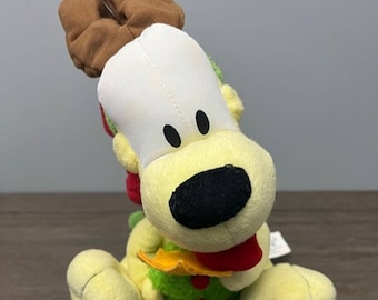 Garfield Świąteczny Śpiewający Pies Odie 9" Vintage