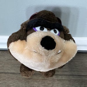 Vintage 1988 Taz Tasmanian Devil Plush Toy Special Effects Warner Bros