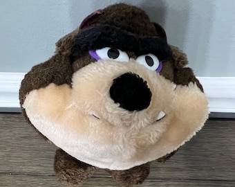 タスマニアンデビルのぬいぐるみ：ヴィンテージルーニー・テューンズの