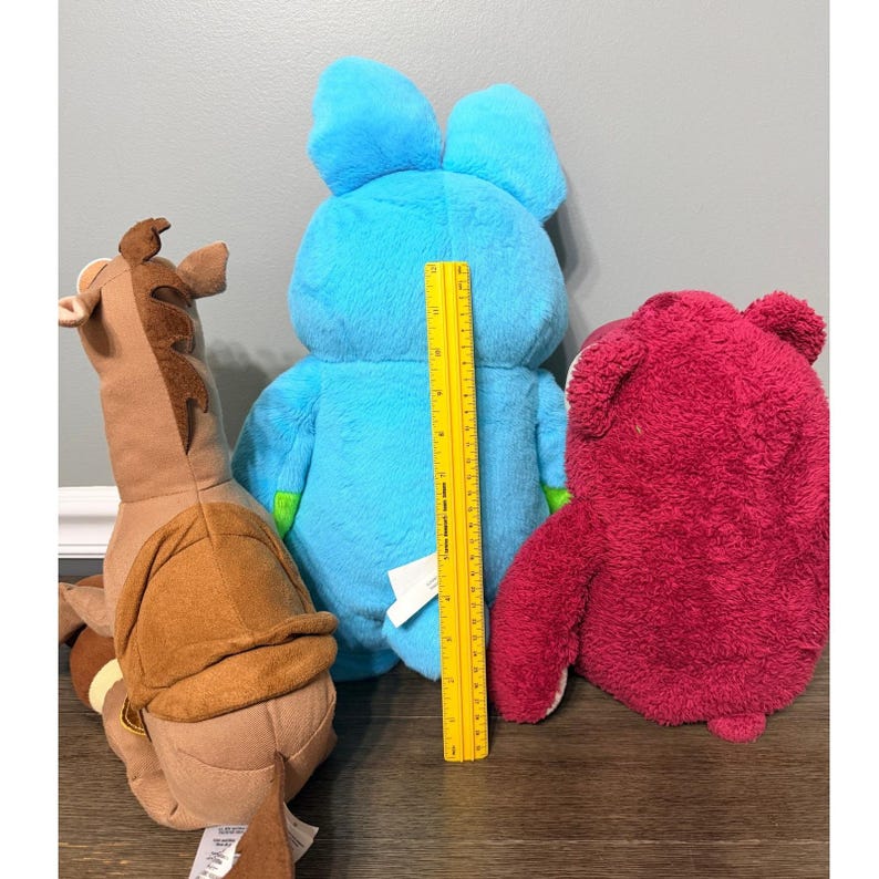 Disney Pixar Toy Story Plush Lot Woody Buzz Bullseye Lotso Bunny Gabby 8pc image 3