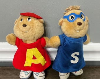 愛らしいアルビンとチップマンクスのぬいぐるみハングアップフィギュア