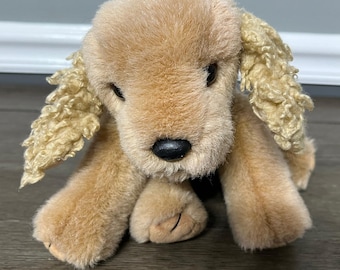 Vintage 1996 TY Plush Classic Corky the Cocker Spanial Puppy Plush