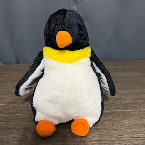 Vintage 1998 Ty Beanie Buddies Waddle the Penguin Plush
