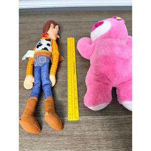 Disney Pixar Toy Story Plush Lot Woody Buzz Bullseye Lotso Bunny Gabby 8pc image 6