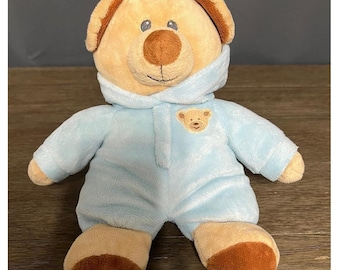 Ty Baby Bär Blau Plüsch Stofftier Teddybär Lovey Spielzeug 26,5 cm