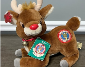 ルドルフ 赤鼻のトナカイ クリスマス ぬいぐるみ - Etsy 日本