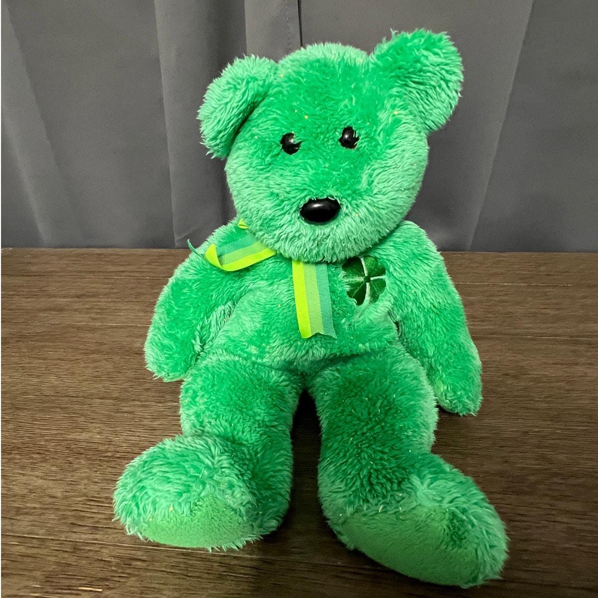 Vintage 2003 Tylux Beanie Buddies Dublin the Irish Teddy Bear
