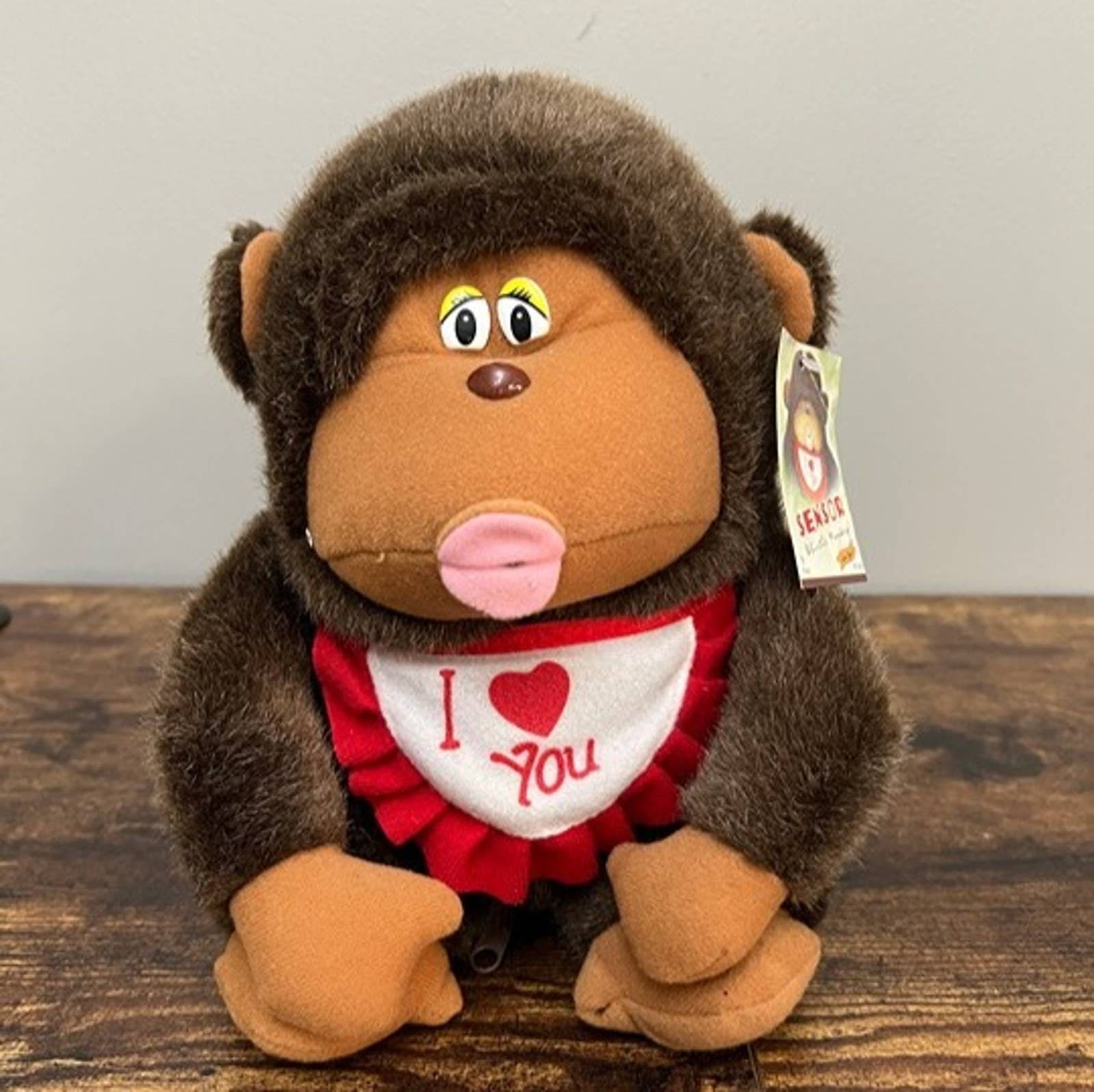Sensor Whistle Monkey Gorilla Plush Vintage W/ Hang Tag - Etsy