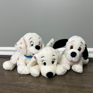 Disney Store 101 Dalmatians Peluche Set di 3 Animali di Peluche Cani