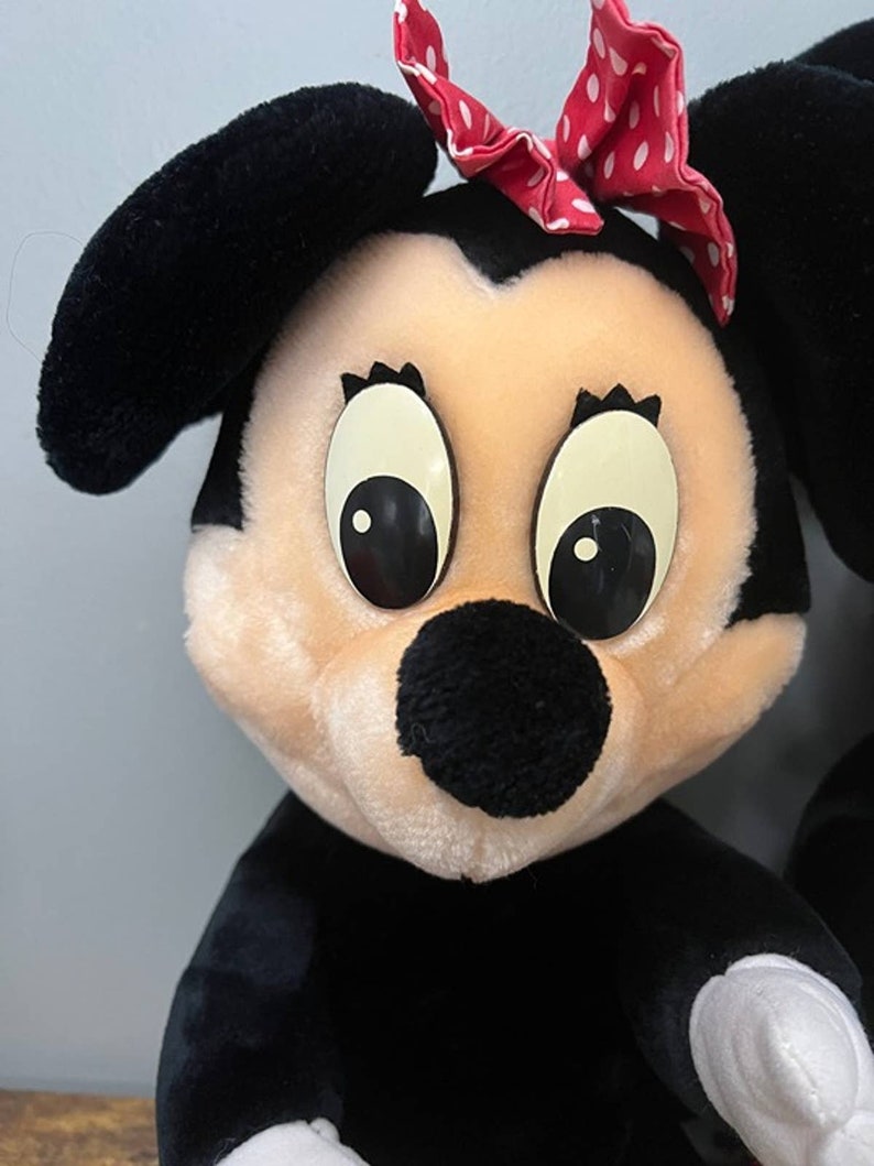 Disneyland Mickey & Minnie Mouse Plush Set Vintage image 4