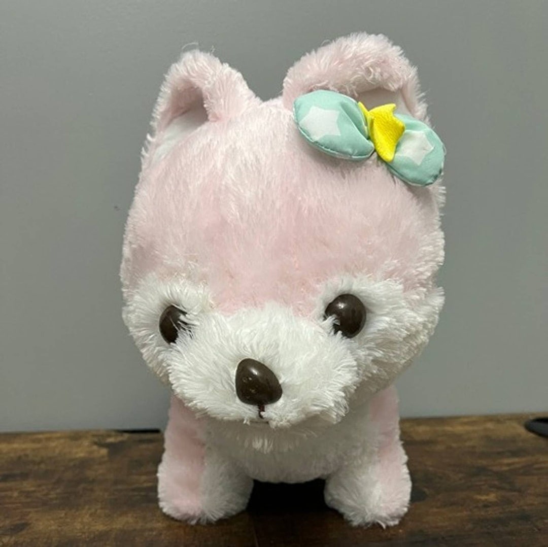Amuse Mameshiba Pink Japanese Shiba Inu Plush Etsy