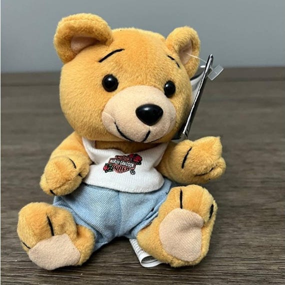 Harley Teddy Bear On Motorcycle Harley Davidson Motorcycle Biker