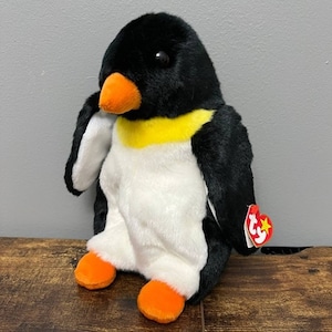 Ty Beanie Buddies Waddle the Penguin Bean Plush 1998