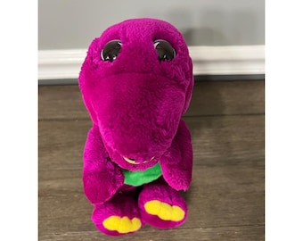 90年代ヴィンテージ バーニー 紫の恐竜 ぬいぐるみ 9インチ - Etsy 日本