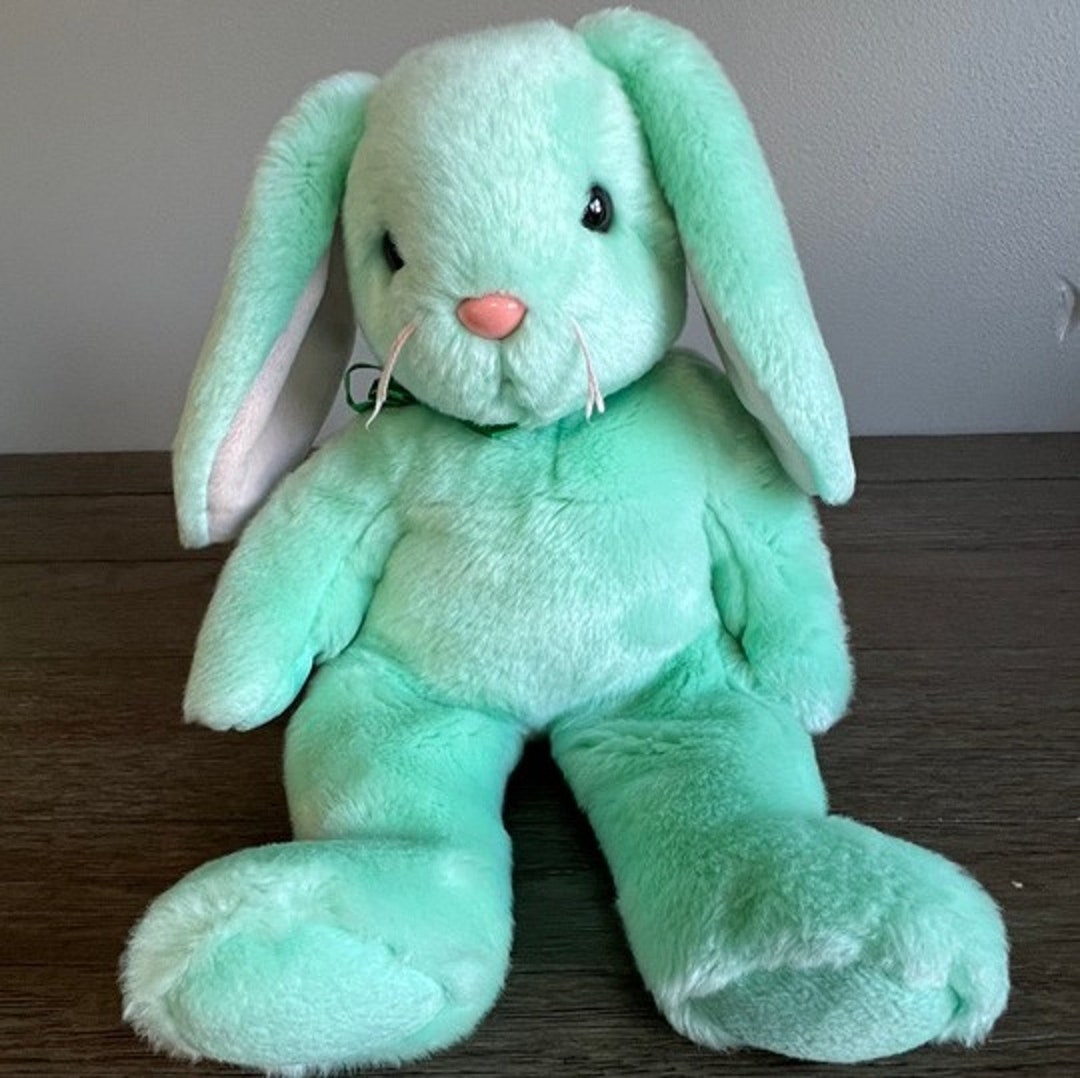 Bunny Teddy ぬいぐるみ 2004年製 Gund 14”Macy's New York Easter Bunny Teddy Bear 2004 Plush