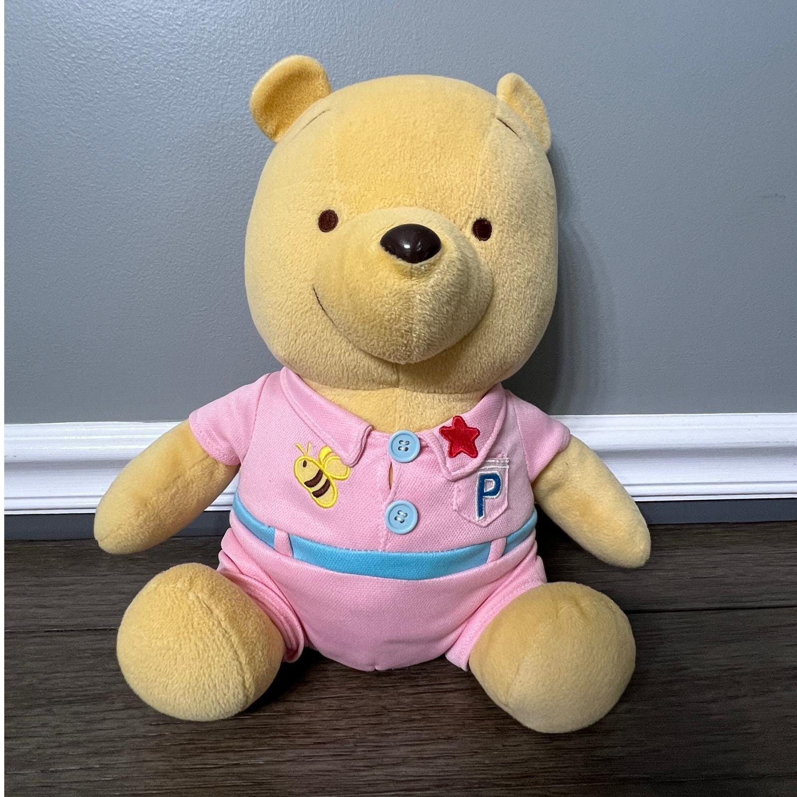 Vintage 2005 Sega Promo Winnie the Pooh Bear Plush With Pink