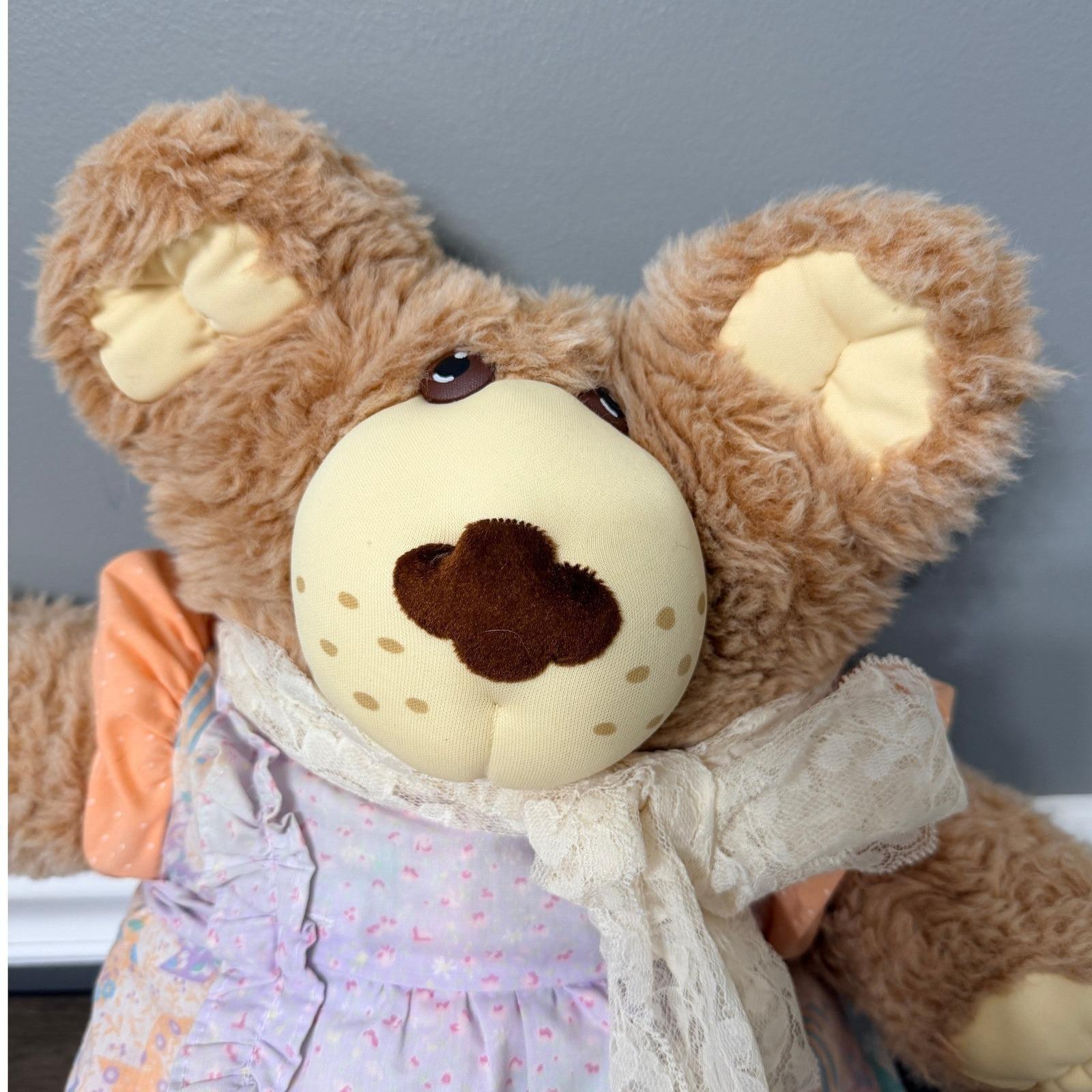 うさぽん様　❤️1940's❤️BIG ブラウンハーマンベア Vintage 1985 Furskins Hattie Plush Teddy Bear Stuffed Animal 22