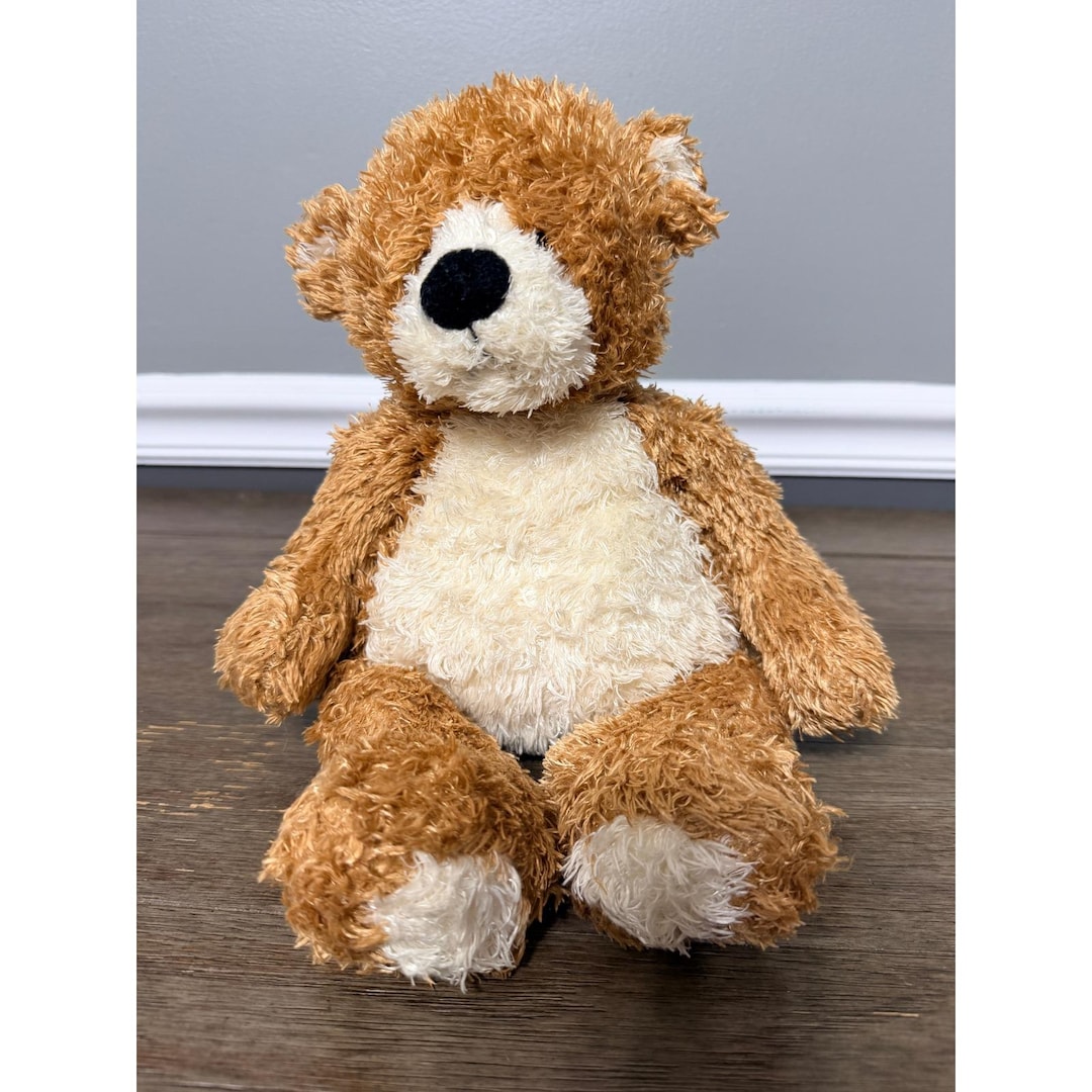 Gund Fleming Brown Shaggy Teddy Bear Plush - Etsy