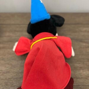 Vintage Walt Disney World Fantasia Sorcerer Mickey Mouse Plush image 2