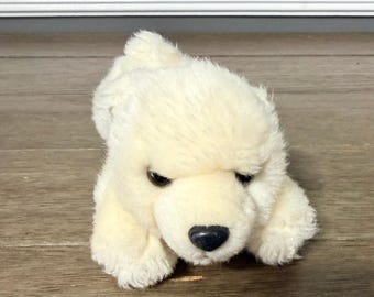 SeaWorld Polar Bear Cub Pluszowy pluszowy miś Shamu Shop Biała pamiątka 7 cali