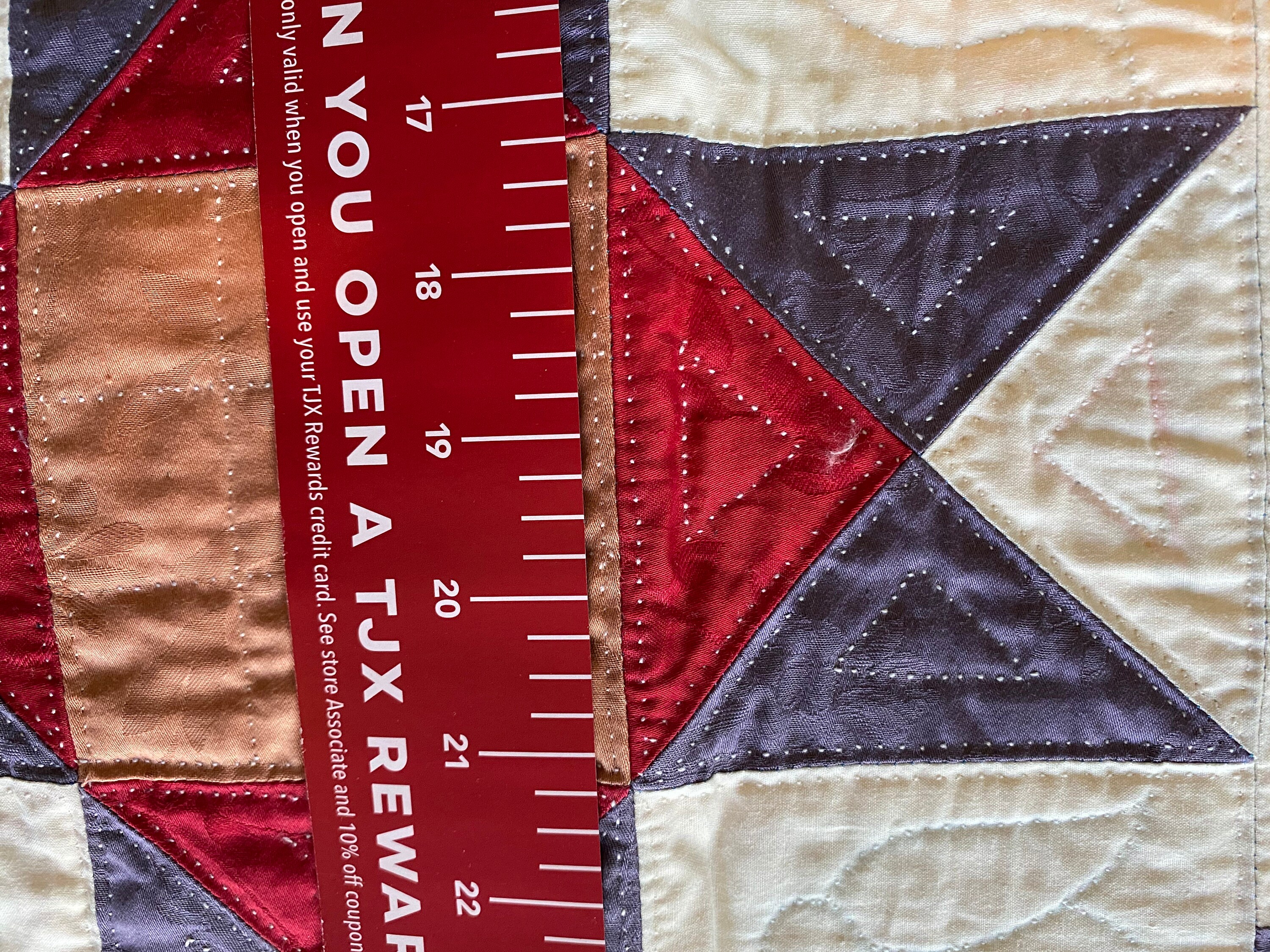 New Handsewn Handsewn Quilt Handstitched Hand Stitch Quilt Patchwork