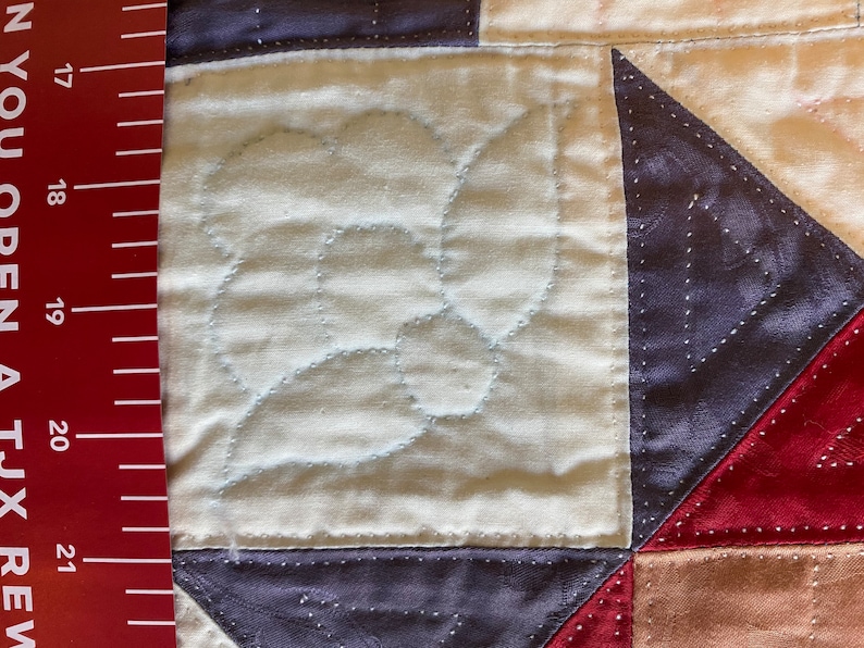 New Handsewn Handsewn Quilt Handstitched Hand Stitch Quilt Patchwork