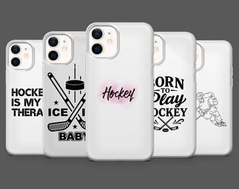 Ice Hockey Phone Case Winter Sport Rink Cover for iPhone 17Pro, 16, 15, 14, 13, 12, Samsung S25,S24, S23Fe, S22, A16, A26, A56, Pixel 10, 9