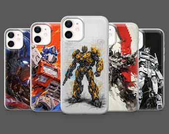 Transformers Case Optimus Prime Super Hero Cover for iPhone 17Pro, 16, 15, 14, 13,12, Samsung S25, S24, S23Fe, S22, A16, A26, A56,Pixel 10,9