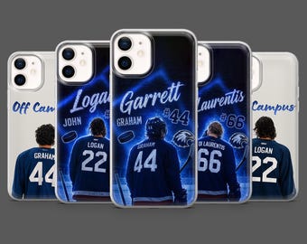 Off Campus Phone Case Briar University Hockey for iPhone 17Pro, 16, 15, 14, 13, 12, Samsung S25,S24, S23Fe, S22, A16, A26, A56, Pixel 10, 9