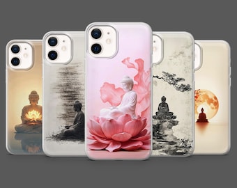 Buddha Phone Case Rohatsu Bodhi Meditation Cover for iPhone 17Pro, 16, 15, 14, 13, 12, Samsung S25, S24, S23Fe, S22,A16,A26,A56, Pixel 10, 9