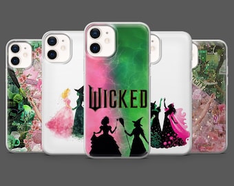 Wicked Musical Phone Case Broadway Witch Cover for iPhone 17Pro, 16, 15, 14, 13,12, Samsung S25, S24, S23Fe, S22, A16, A26, A56, Pixel 10, 9