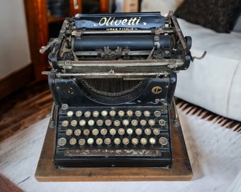 Muy rara máquina de escribir Olivetti M1, año de producción 1915