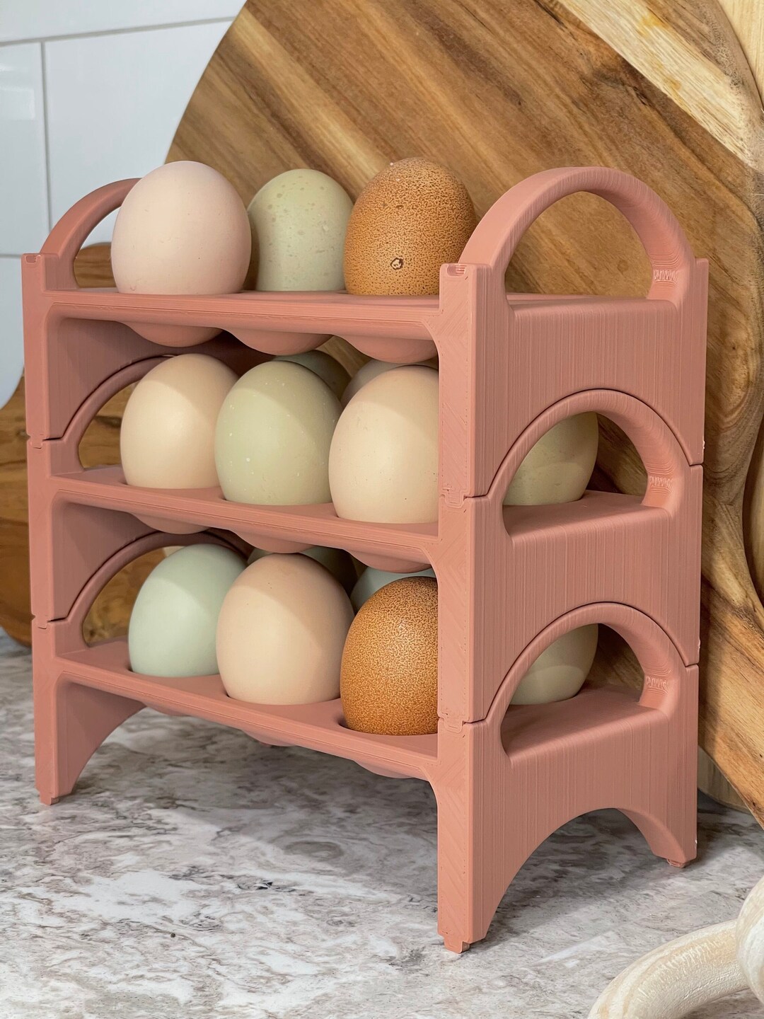 Stackable Egg Holder Countertop Stackable Egg Tray Farm Etsy