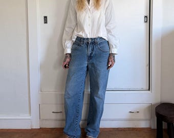 Vintage Unionbay Baggy Carpenter Jeans Mens 31x32 Blue Denim Workwear 90s