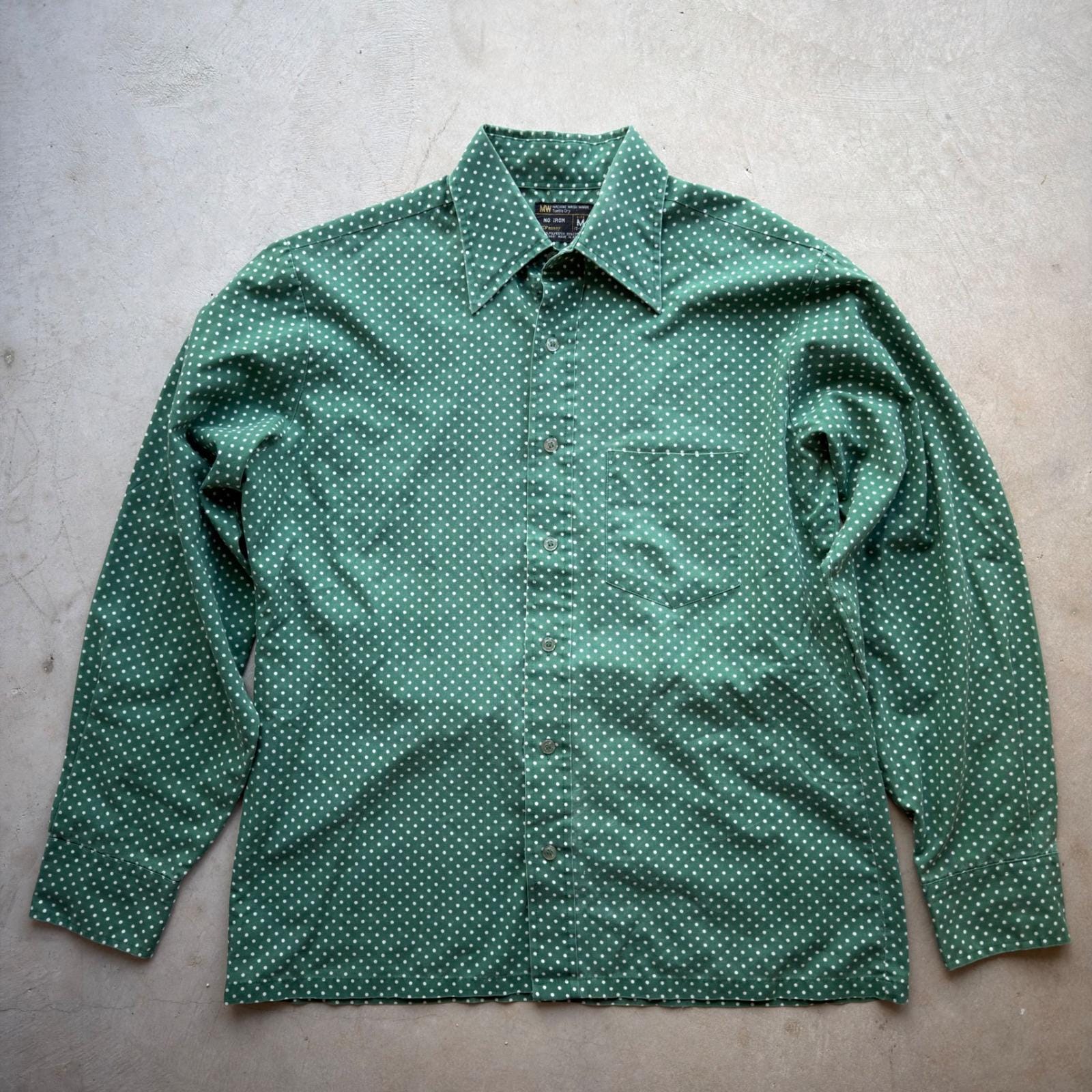 Polka Dot Button Down Shirt - Etsy